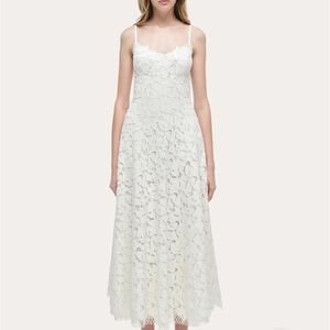 Simkhai Julia Floral Lace Midi Dress